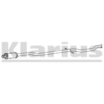 Средний глушитель выхлопных газов KLARIUS купить