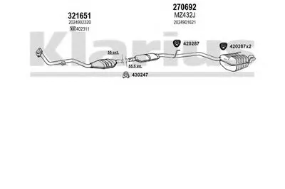 Система выпуска ОГ KLARIUS купить