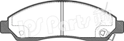 Комплект тормозных колодок, дисковый тормоз IPS Parts IPS Parts купить