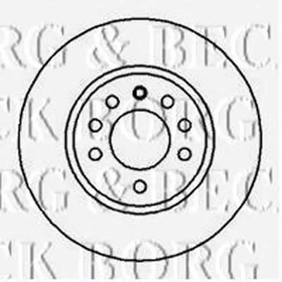 Тормозной диск BORG & BECK купить