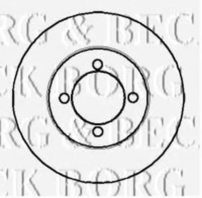 Тормозной диск BORG & BECK купить
