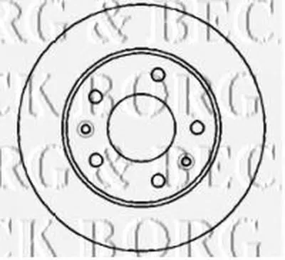 Тормозной диск BORG & BECK купить