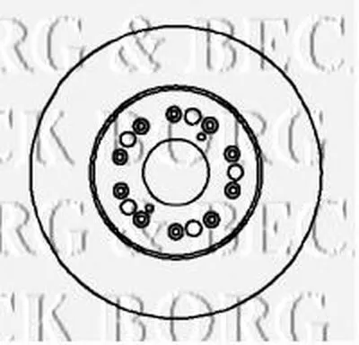 Тормозной диск BORG & BECK купить