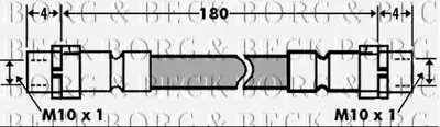 Тормозной шланг BORG & BECK купить