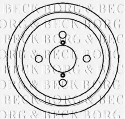 Тормозной барабан BORG & BECK купить