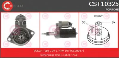 Стартер GENUINE SERIES CASCO купить