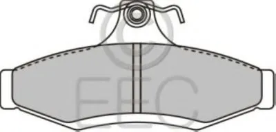 Комплект тормозных колодок, дисковый тормоз EEC купить