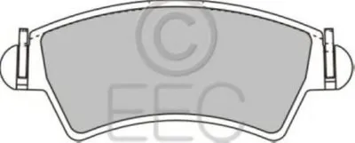 Комплект тормозных колодок, дисковый тормоз EEC купить