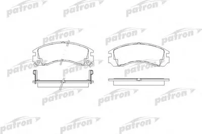 Комплект тормозных колодок, дисковый тормоз PATRON купить