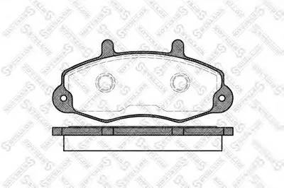 Комплект тормозных колодок, дисковый тормоз STELLOX купить