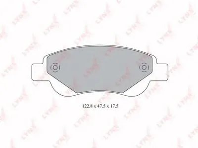 Комплект тормозных колодок, дисковый тормоз LYNXauto купить