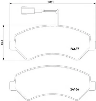 Комплект тормозных колодок, дисковый тормоз TEXTAR купить