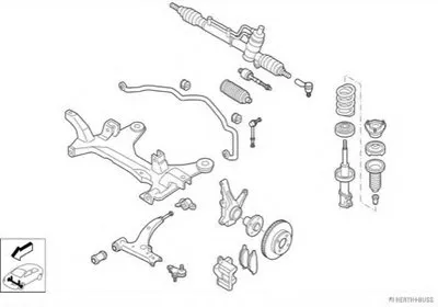 Рулевое управление; Подвеска колеса HERTH+BUSS JAKOPARTS купить