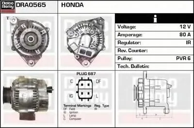 Генератор Remanufactured REMY (Light Duty) DELCO REMY купить