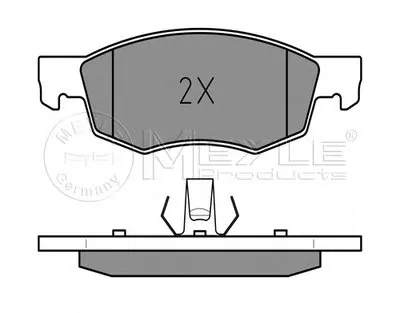 Комплект тормозных колодок, дисковый тормоз PLATINUM PAD MEYLE купить