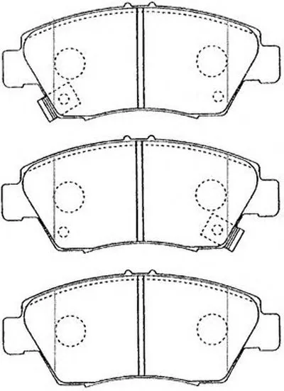 Комплект тормозных колодок, дисковый тормоз Premium Advics AISIN купить