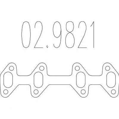 Прокладка, труба выхлопного газа MTS купить