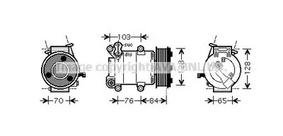 Компрессор, кондиционер AVA QUALITY COOLING купить