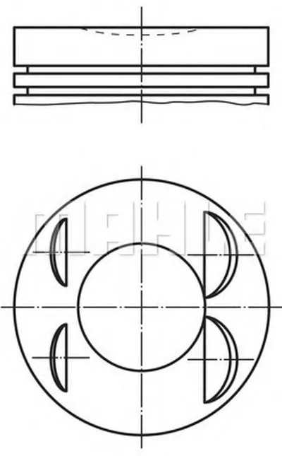 Поршень MAHLE ORIGINAL купить