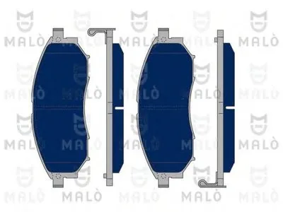 Комплект тормозных колодок, дисковый тормоз MALÒ купить