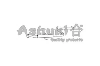Средний глушитель выхлопных газов ASHUKI купить