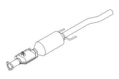 Сажевый / частичный фильтр, система выхлопа ОГ KLARIUS купить