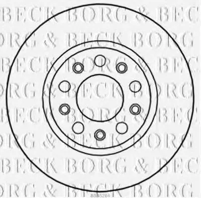 Тормозной диск BORG & BECK купить