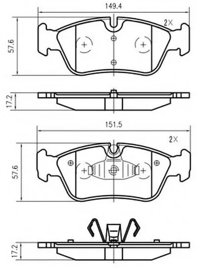 Комплект тормозных колодок, дисковый тормоз VEMA купить