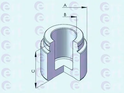 Поршень, корпус скобы тормоза ERT купить
