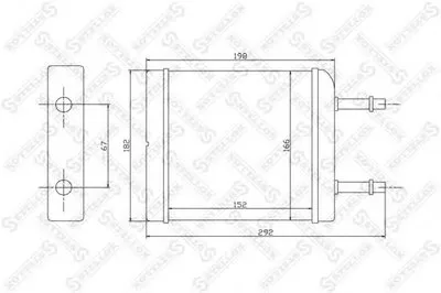 Теплообменник, отопление салона STELLOX купить