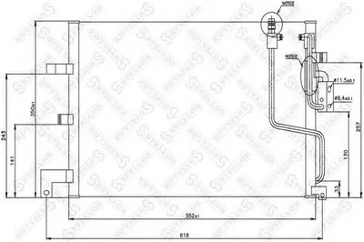 Конденсатор, кондиционер STELLOX купить