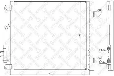 Конденсатор, кондиционер STELLOX купить