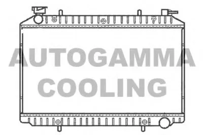 Радиатор, охлаждение двигателя AUTOGAMMA купить