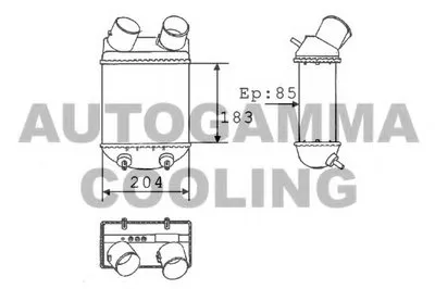 Интеркулер AUTOGAMMA купить