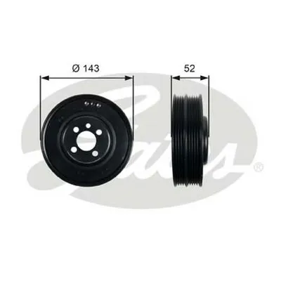 Ременный шкив, коленчатый вал DriveAlign® GATES купить