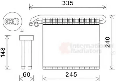 Испаритель, кондиционер VAN WEZEL купить