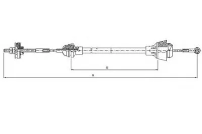 Тросик сцепления TEXTAR купить