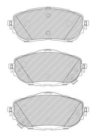 Комплект тормозных колодок, дисковый тормоз PREMIER FERODO купить