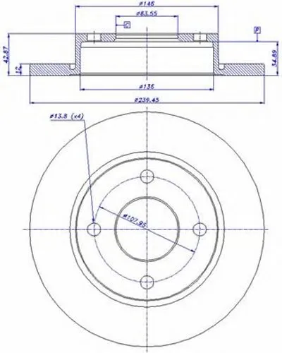 Тормозной диск CAR купить