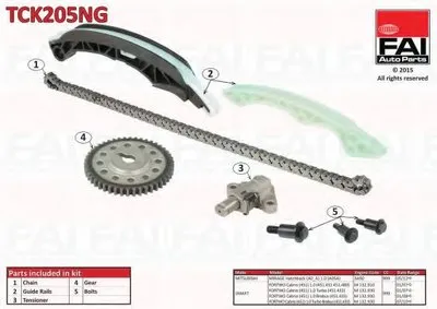 Комплект цепи привода распредвала FAI AutoParts купить