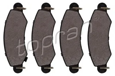 Комплект тормозных колодок, дисковый тормоз TOPRAN купить