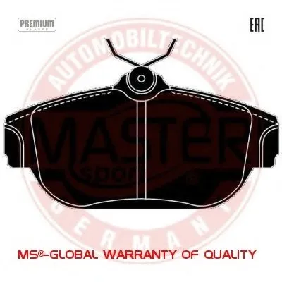 Комплект тормозных колодок, дисковый тормоз Anti-Noise MASTER-SPORT купить