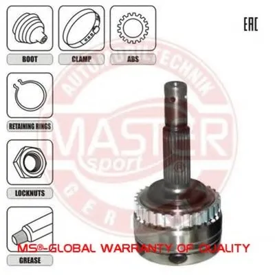Шарнирный комплект, приводной вал MASTER-SPORT купить