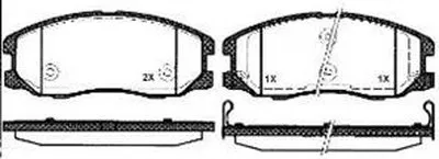 Комплект тормозных колодок, дисковый тормоз RAICAM купить