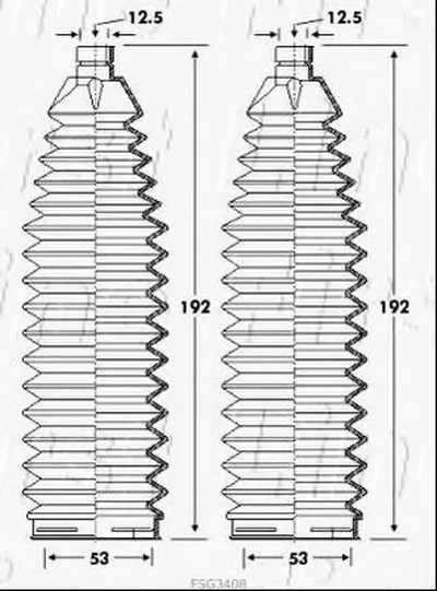 Пыльник, рулевое управление FIRST LINE купить