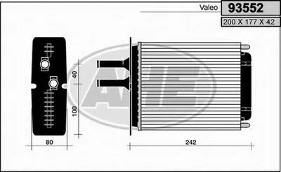 Теплообменник, отопление салона AHE купить