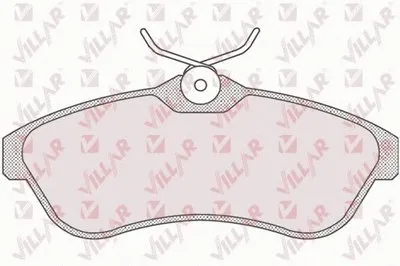 Комплект тормозных колодок, дисковый тормоз VILLAR купить