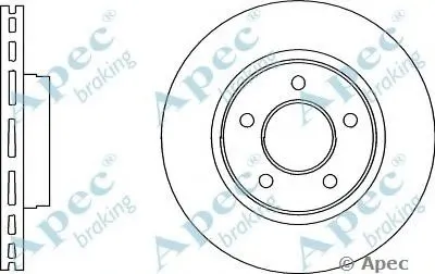 Тормозной диск APEC braking купить