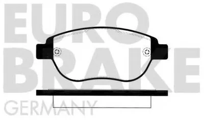 Комплект тормозных колодок, дисковый тормоз EUROBRAKE купить