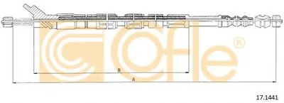 Трос, стояночная тормозная система COFLE купить